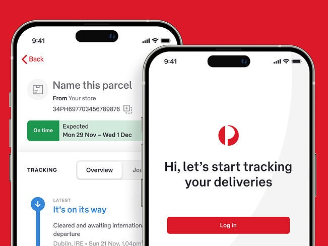 Parcel and Send App Preview